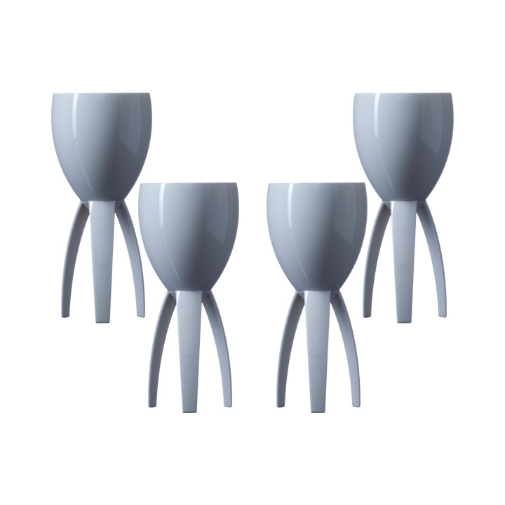 White Tristem 11oz Wine Glass Great for unsteady ground